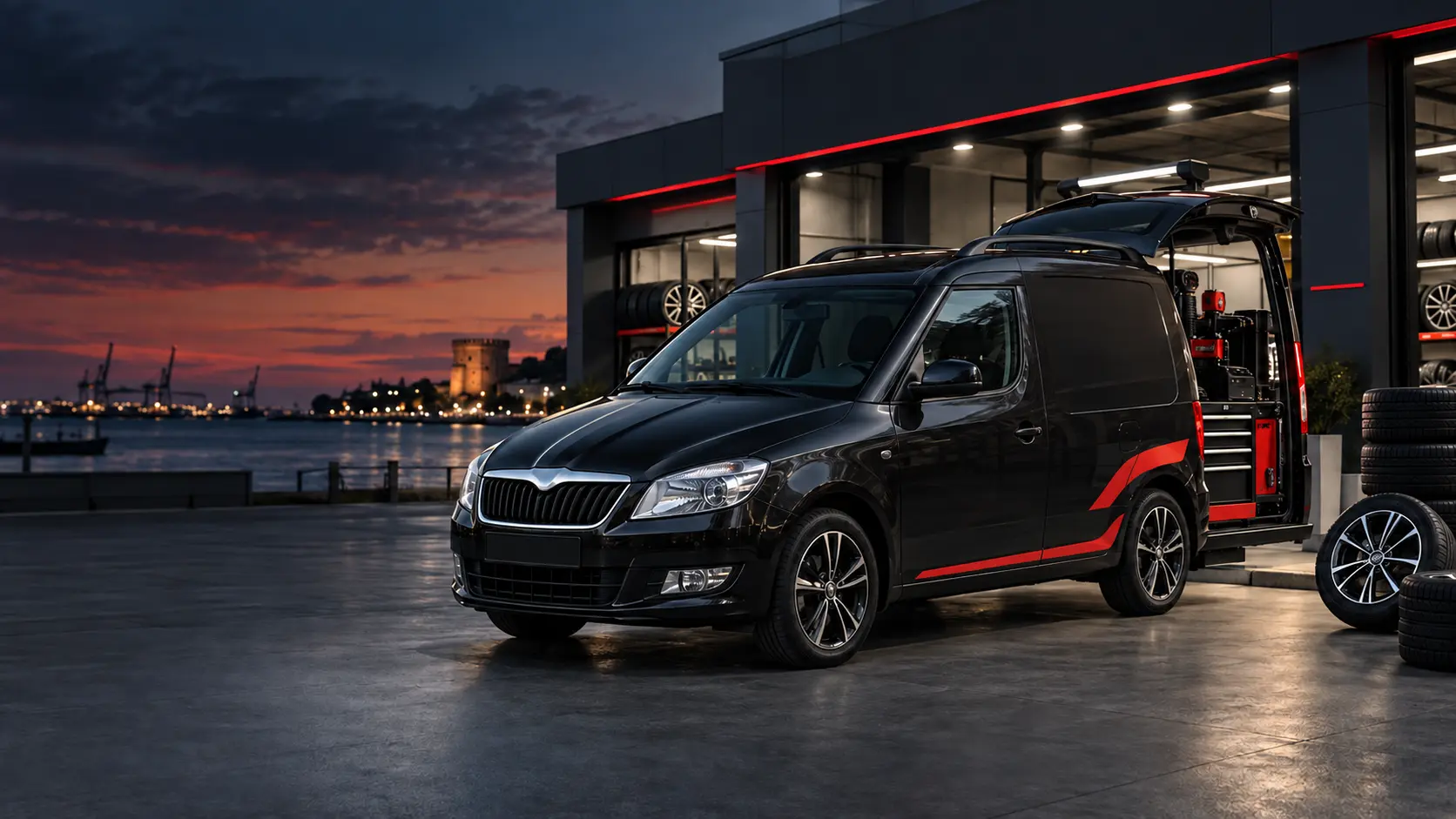 Skoda Roomster për shërbimin rrugor të Gomisteri Durici